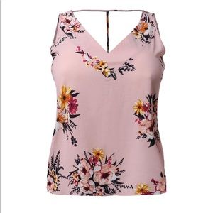 Light Pink Floral Tank